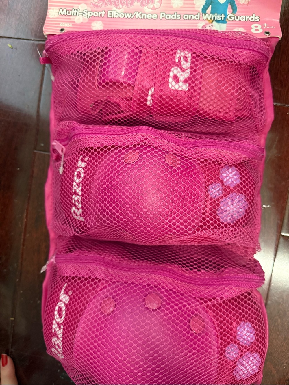 New Razor Kids Pink Multi-Sport Elbow Knee Wrist Protective Pad Set